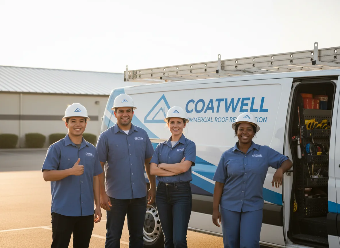 Commercial roof coating company in Sandy Hook, VA